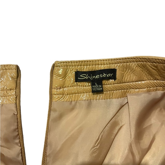 Shinestar Faux Leather Mini Skirt | Women’s L - Picture 6 of 6